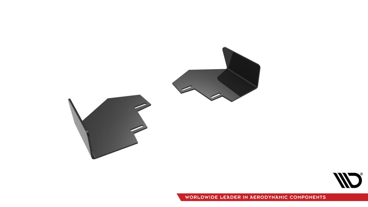 Diffusor Flaps passend für Mercedes A 45 AMG W176 FL schwarz Hochglanz