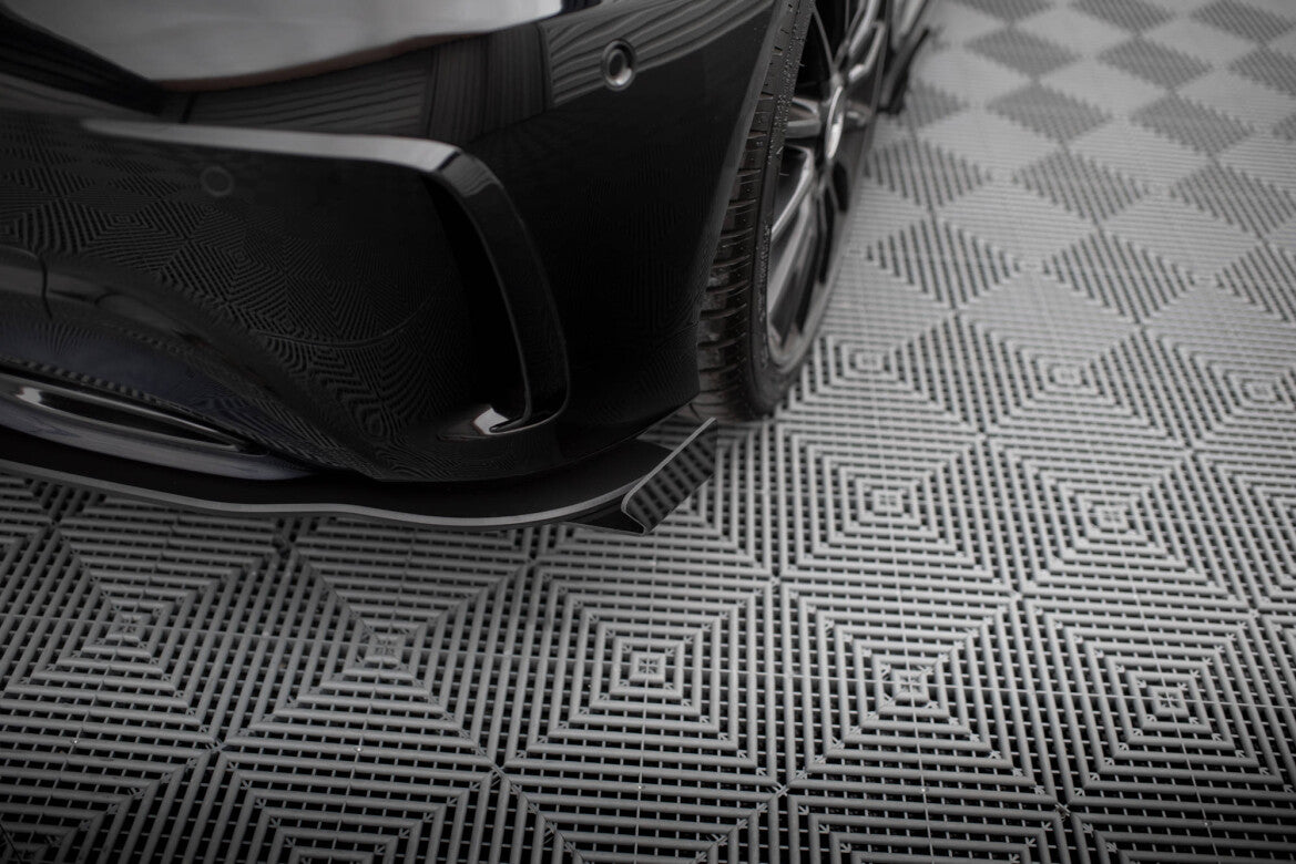 Diffusor Flaps passend für Mercedes A AMG-Line W176 FL schwarz Hochglanz