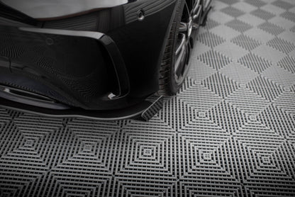 Diffusor Flaps passend für Mercedes A AMG-Line W176 FL schwarz Hochglanz