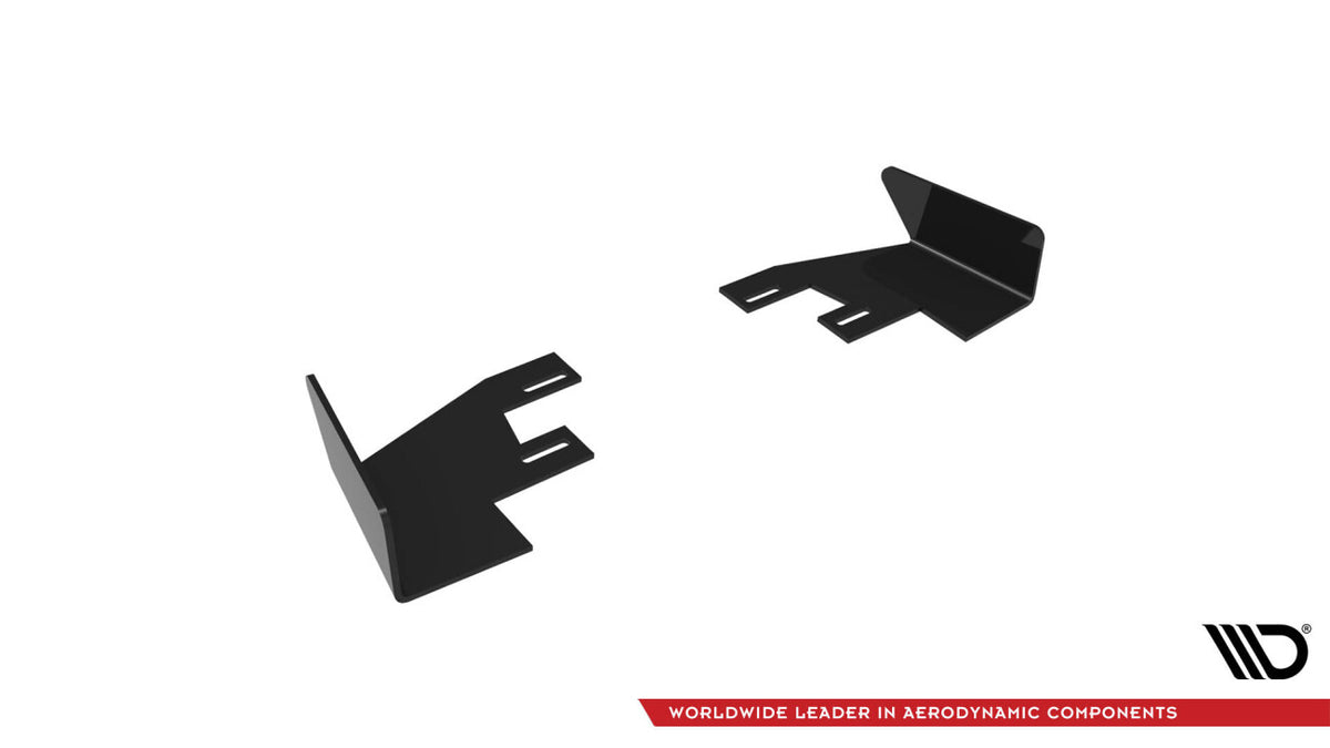 Diffusor Flaps passend für Mercedes A AMG-Line W176 FL schwarz Hochglanz