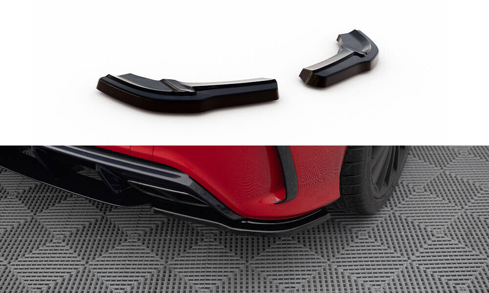 Diffusor Flaps passend für Mercedes A W176 AMG FL schwarz Hochglanz