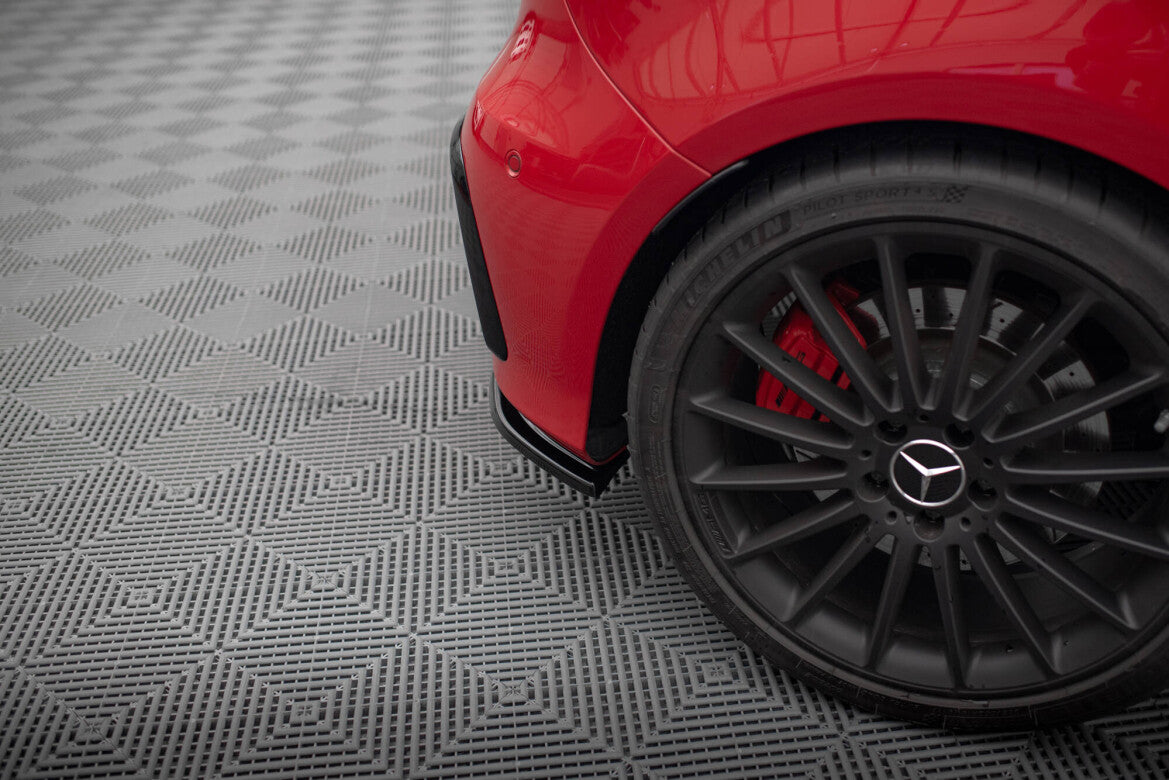 Diffusor Flaps passend für Mercedes A W176 AMG FL schwarz Hochglanz