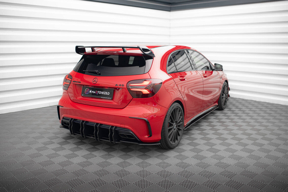 Diffusor Flaps passend für Mercedes A W176 AMG FL schwarz Hochglanz