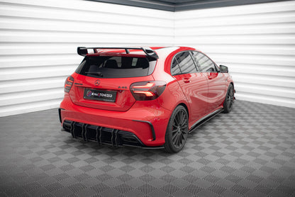 Diffusor Flaps passend für Mercedes A W176 AMG FL schwarz Hochglanz