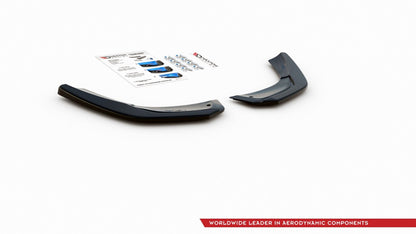 Diffusor Flaps passend für Mercedes A35 AMG Aero Hatchback W177 schwarz Hochglanz