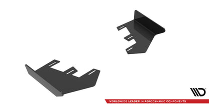 Diffusor Flaps passend für Mercedes A35 AMG Hatchback Aero Pack W177 schwarz Hochglanz