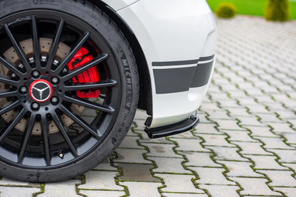 Diffusor Flaps passend für Mercedes A45 AMG W176 schwarz Hochglanz