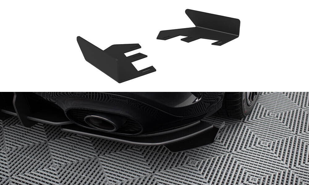 Diffusor Flaps passend für Mercedes-AMG A35 Hatchback W177 schwarz Hochglanz