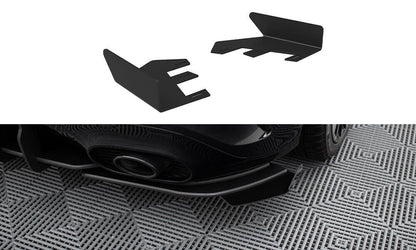 Diffusor Flaps passend für Mercedes-AMG A35 Hatchback W177 schwarz Hochglanz