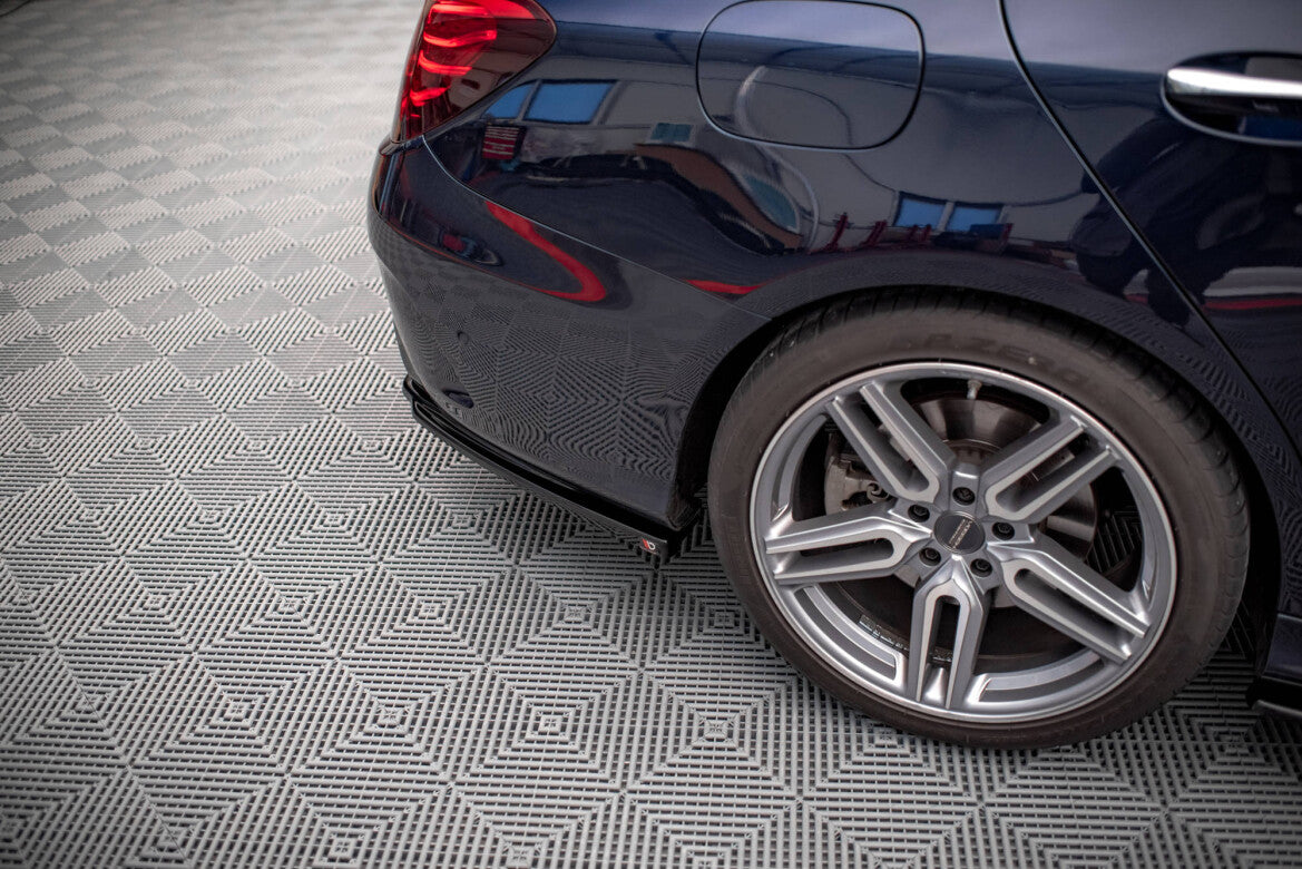 Diffusor Flaps passend für Mercedes-AMG C 43 Limousine W205 FL schwarz Hochglanz