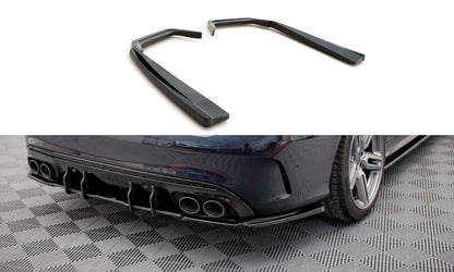 Diffusor Flaps passend für Mercedes-AMG C 43 Limousine W205 FL schwarz Hochglanz