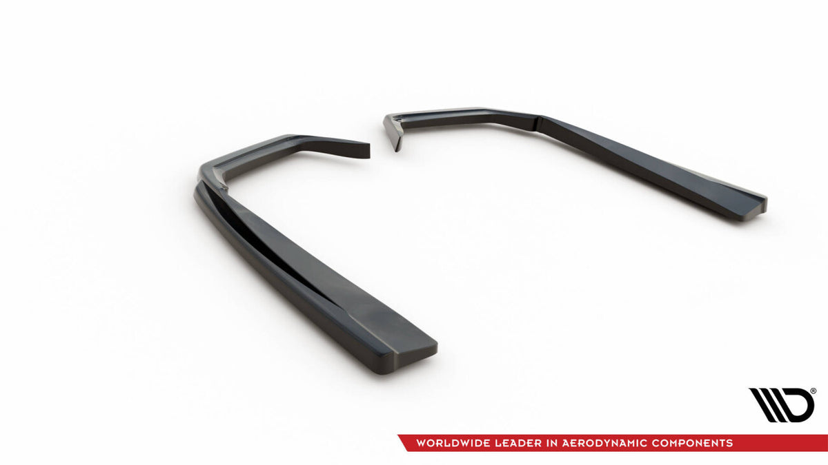 Diffusor Flaps passend für Mercedes-AMG C 43 Limousine W205 FL schwarz Hochglanz
