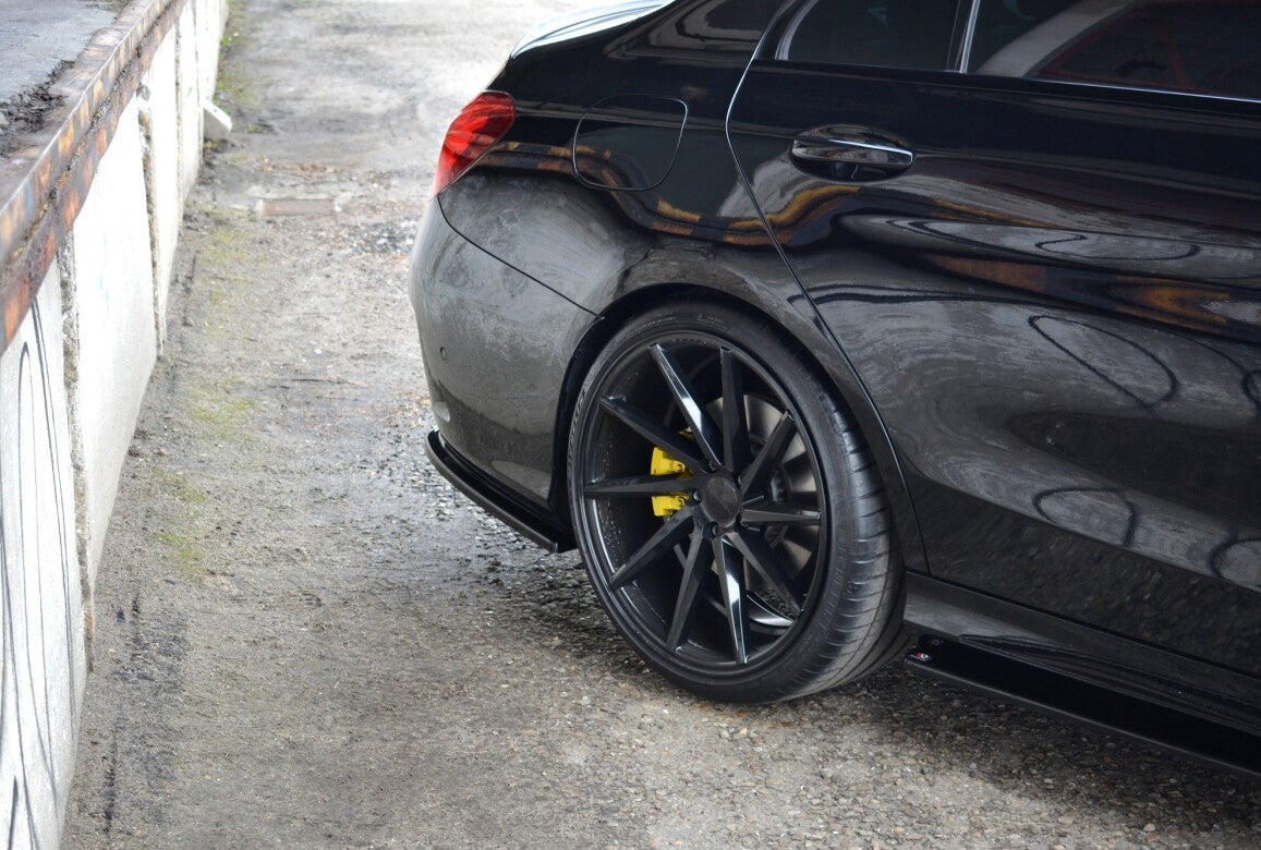 Diffusor Flaps passend für Mercedes-AMG C 43 Limousine W205 FL schwarz Hochglanz