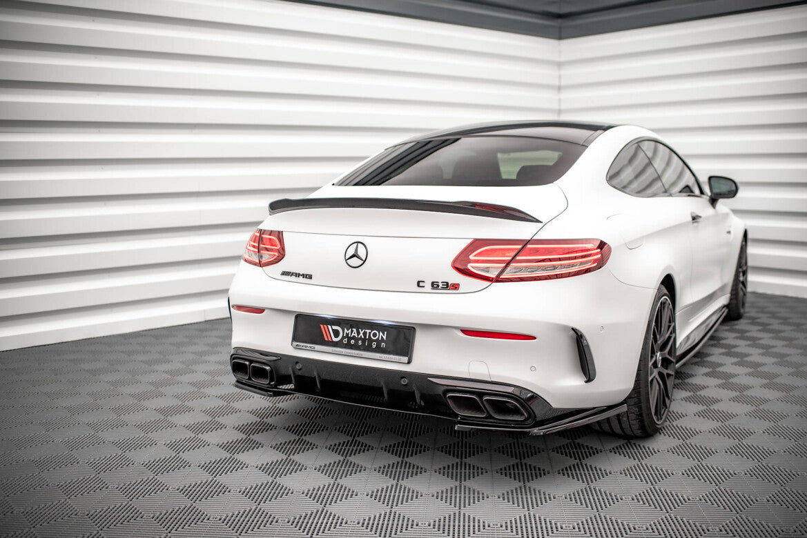 Diffusor Flaps passend für Mercedes-AMG C 63 AMG Coupe AMG Aero Pack C205 FL schwarz Hochglanz