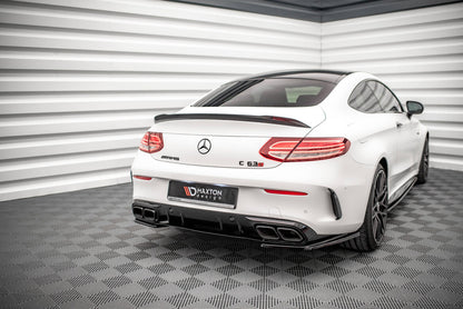 Diffusor Flaps passend für Mercedes-AMG C 63 AMG Coupe AMG Aero Pack C205 FL schwarz Hochglanz