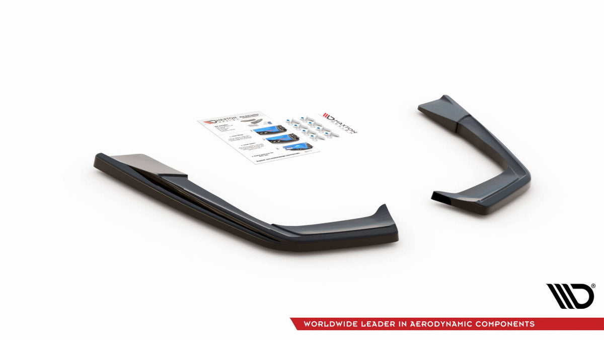 Diffusor Flaps passend für Mercedes-AMG C 63 AMG Coupe AMG Aero Pack C205 FL schwarz Hochglanz