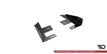 Diffusor Flaps passend für Mercedes-AMG C43 Coupe / Cabrio C205 FL / A205 FL schwarz Hochglanz