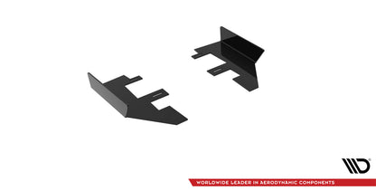 Diffusor Flaps passend für Mercedes-AMG C63 Limousine / Kombi W205 FL schwarz Hochglanz