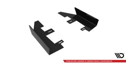 Diffusor Flaps passend für Mercedes-AMG C63 Limousine / Kombi W205 FL schwarz Hochglanz