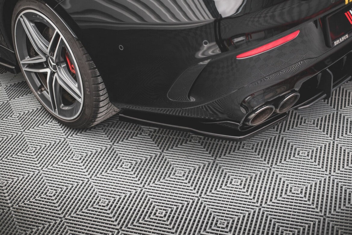 Diffusor Flaps passend für Mercedes-AMG CLA 35 Aero / 45 Aero C118 schwarz Hochglanz
