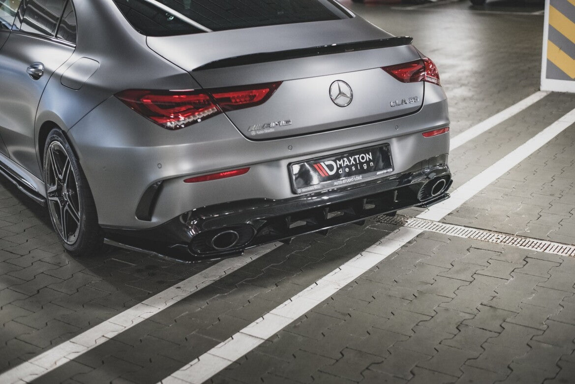 Diffusor Flaps passend für Mercedes-AMG CLA 35 Aero / 45 Aero C118 schwarz Hochglanz