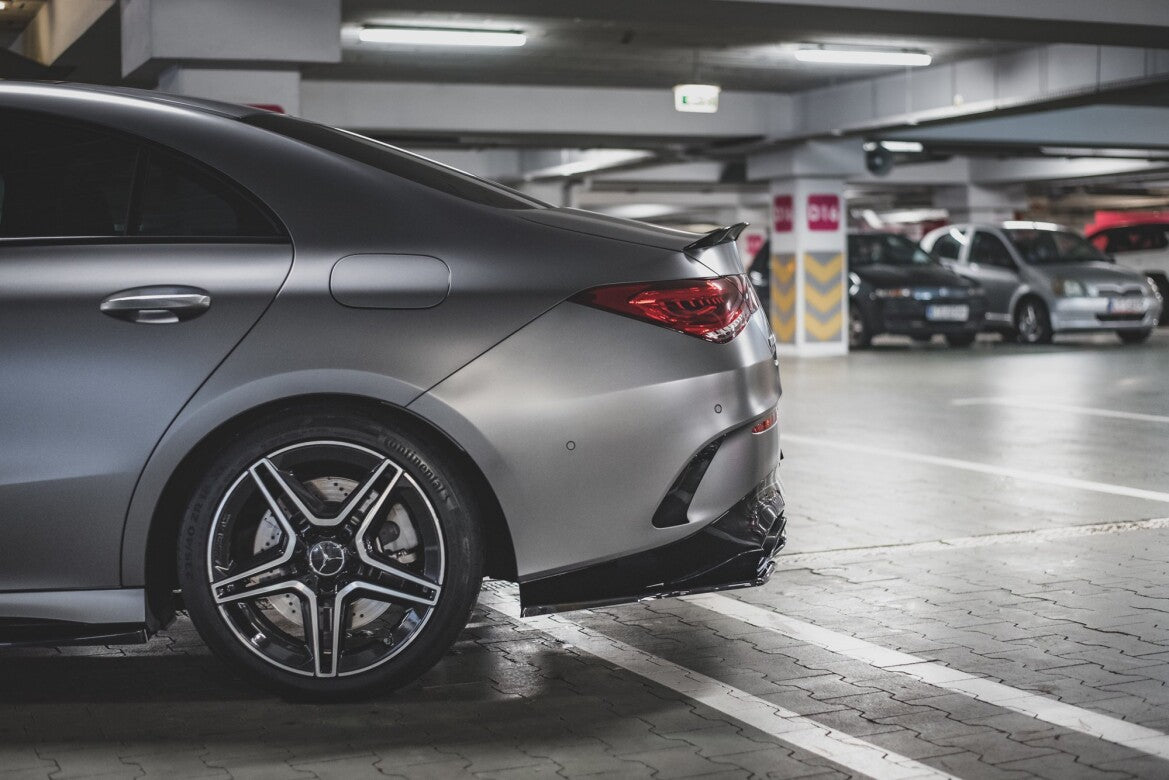 Diffusor Flaps passend für Mercedes-AMG CLA 35 Aero / 45 Aero C118 schwarz Hochglanz