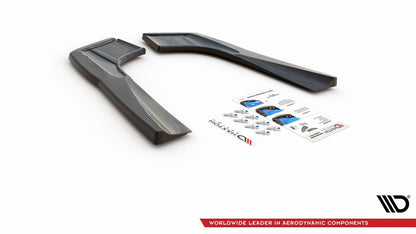 Diffusor Flaps passend für Mercedes-AMG CLA 35 Aero / 45 Aero C118 schwarz Hochglanz