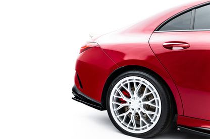 Diffusor Flaps passend für Mercedes-AMG CLA 45 Aero C118 Facelift schwarz Hochglanz