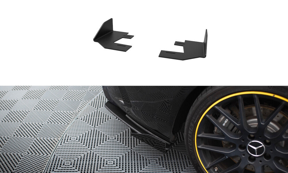 Diffusor Flaps passend für Mercedes-AMG CLA 45 C117 FL schwarz Hochglanz