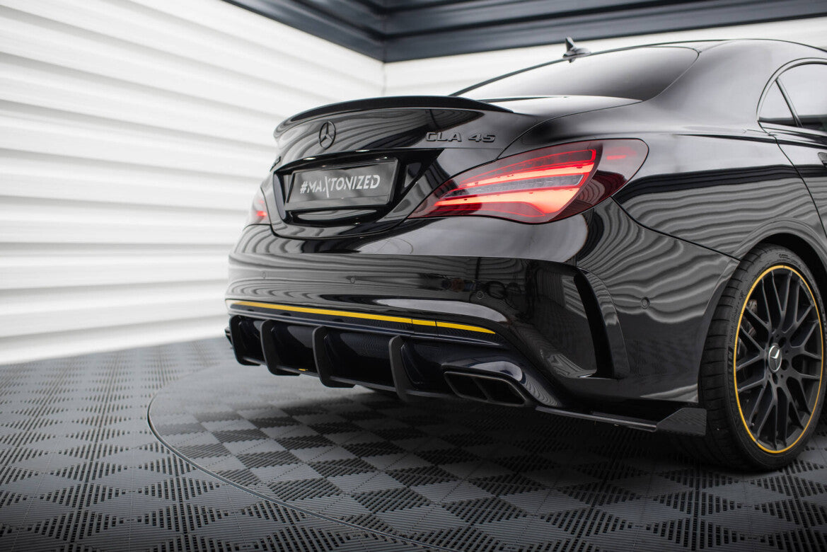 Diffusor Flaps passend für Mercedes-AMG CLA 45 C117 FL schwarz Hochglanz