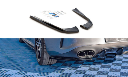 Diffusor Flaps passend für Mercedes-AMG E53 Coupe C238 / Cabriolet A238 schwarz Hochglanz