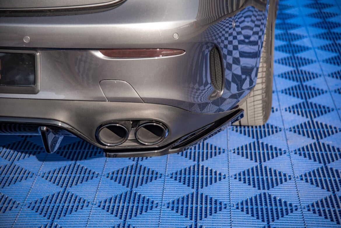 Diffusor Flaps passend für Mercedes-AMG E53 Coupe C238 / Cabriolet A238 schwarz Hochglanz