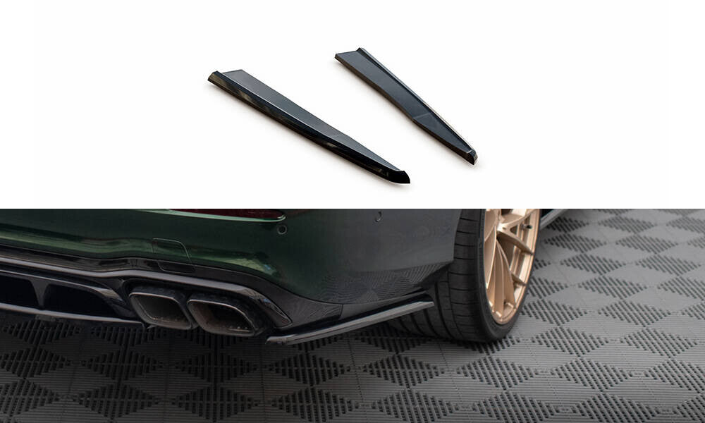 Diffusor Flaps passend für Mercedes-AMG E63 W213 FL schwarz Hochglanz