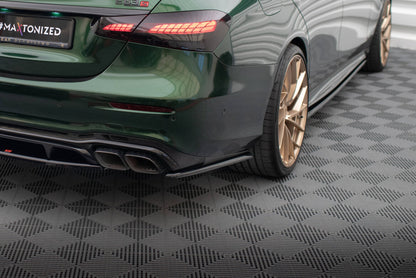 Diffusor Flaps passend für Mercedes-AMG E63 W213 FL schwarz Hochglanz
