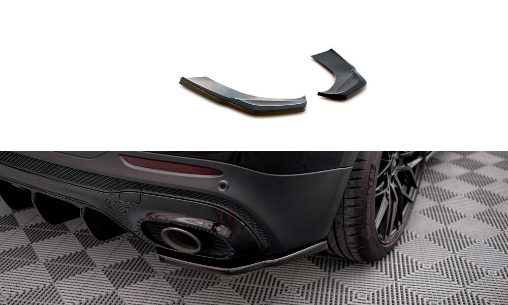 Diffusor Flaps passend für Mercedes-AMG GLB 35 / AMG-Line X247 schwarz Hochglanz
