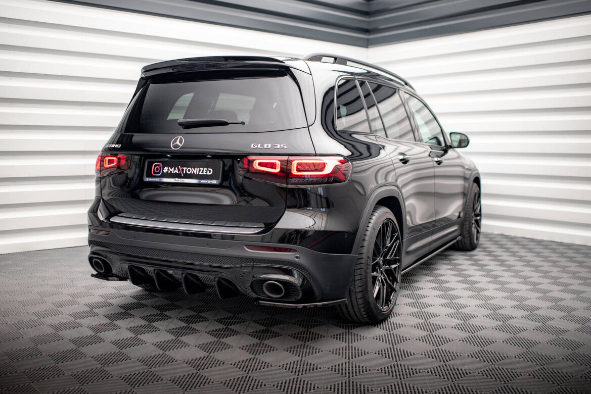 Diffusor Flaps passend für Mercedes-AMG GLB 35 / AMG-Line X247 schwarz Hochglanz