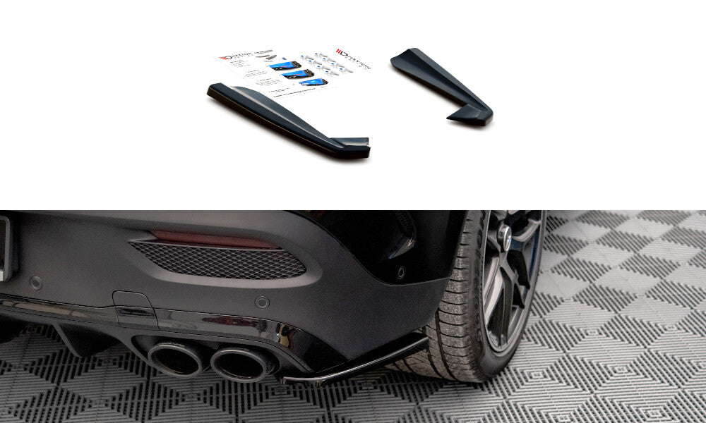 Diffusor Flaps passend für Mercedes-AMG GLE 53 Coupe C167 / C167 FL schwarz Hochglanz
