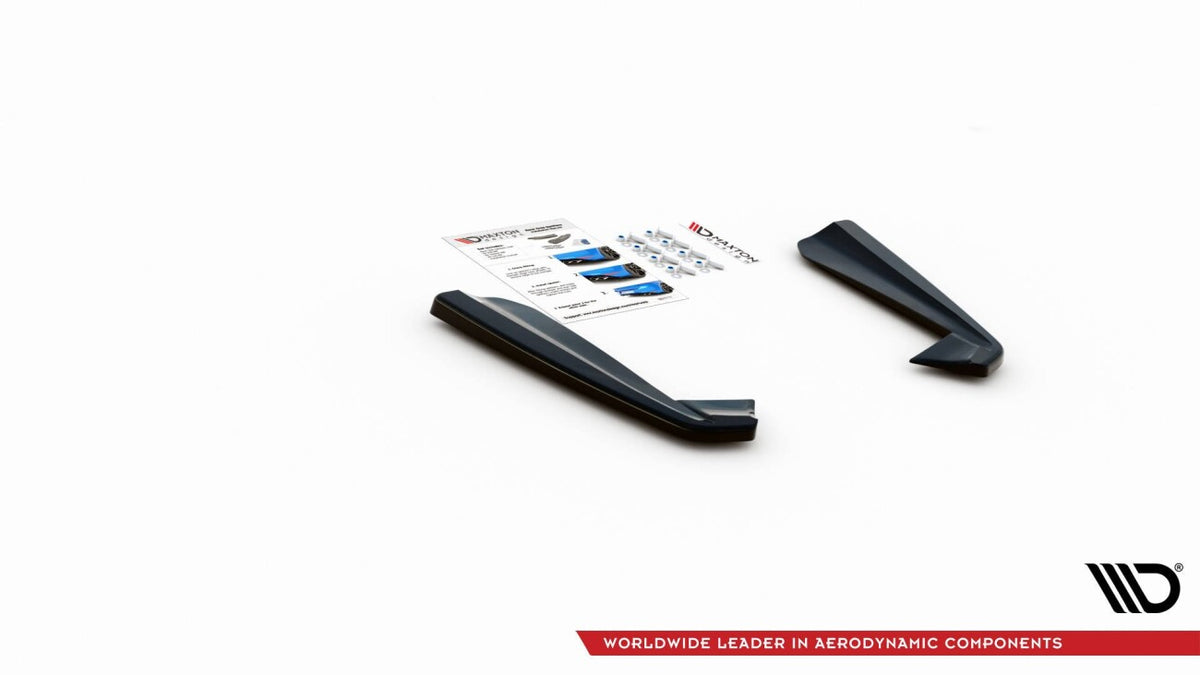 Diffusor Flaps passend für Mercedes-AMG GLE 53 Coupe C167 / C167 FL schwarz Hochglanz