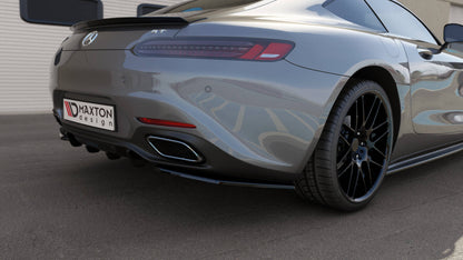 Diffusor Flaps passend für Mercedes-AMG GT / GT S C190 FL schwarz Hochglanz