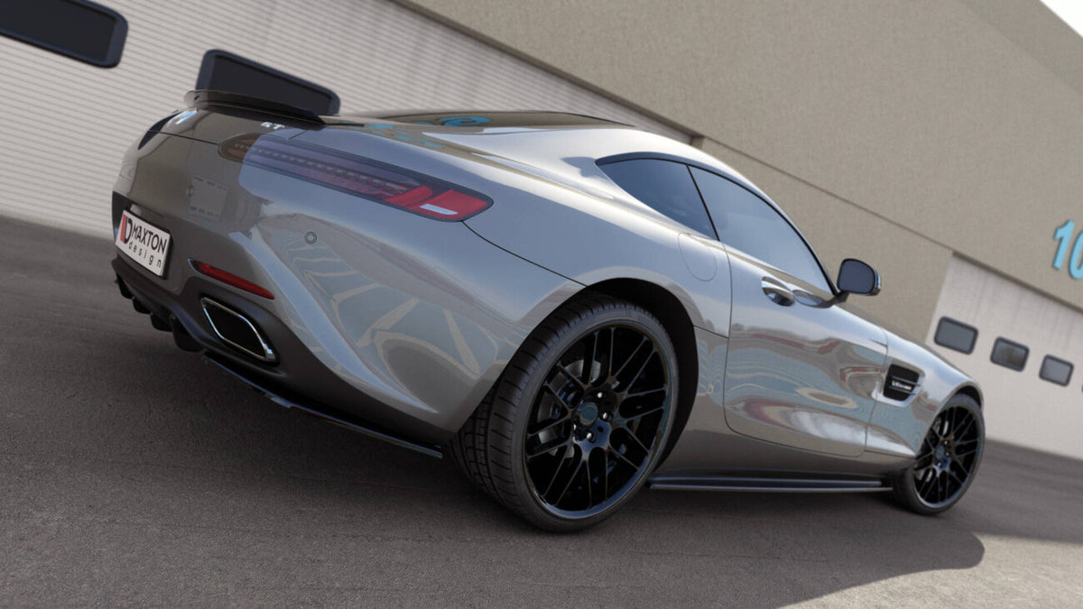 Diffusor Flaps passend für Mercedes-AMG GT / GT S C190 FL schwarz Hochglanz