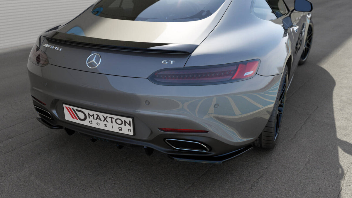 Diffusor Flaps passend für Mercedes-AMG GT / GT S C190 FL schwarz Hochglanz
