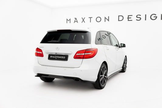 Diffusor Flaps passend für Mercedes B W246 schwarz Hochglanz