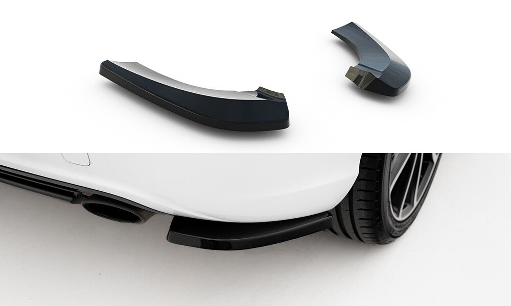 Diffusor Flaps passend für Mercedes B W246 schwarz Hochglanz