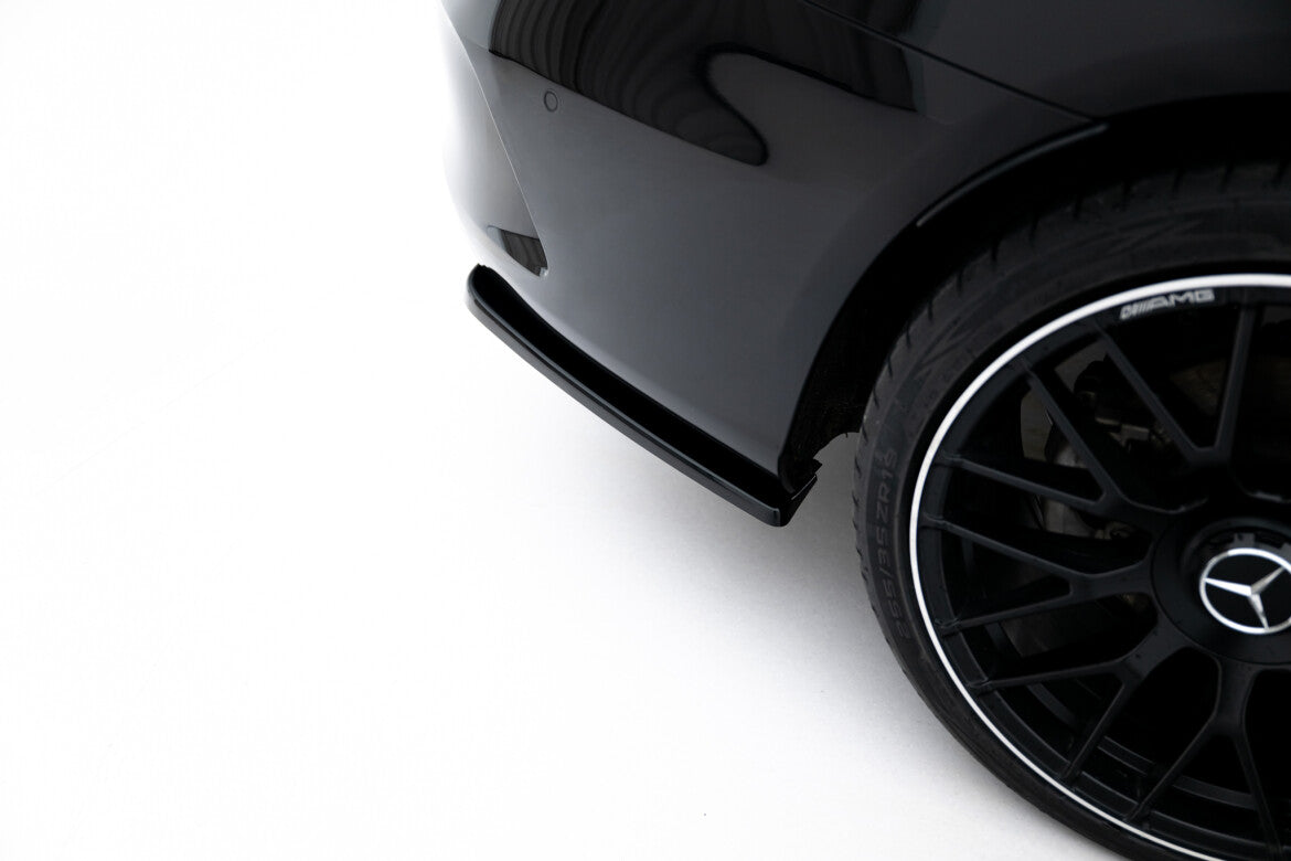 Diffusor Flaps passend für Mercedes- BENZ C-Klasse W205 Coupe AMG-LINE schwarz Hochglanz