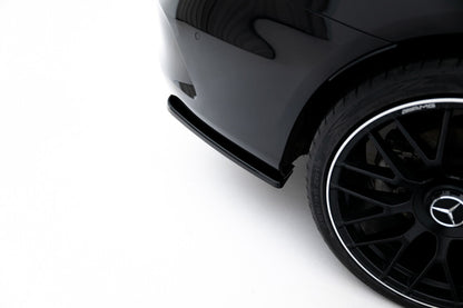 Diffusor Flaps passend für Mercedes- BENZ C-Klasse W205 Coupe AMG-LINE schwarz Hochglanz