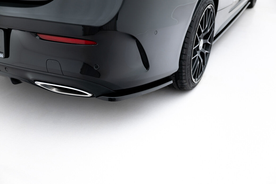 Diffusor Flaps passend für Mercedes- BENZ C-Klasse W205 Coupe AMG-LINE schwarz Hochglanz