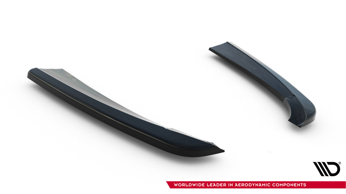 Diffusor Flaps passend für Mercedes- BENZ C-Klasse W205 Coupe AMG-LINE schwarz Hochglanz