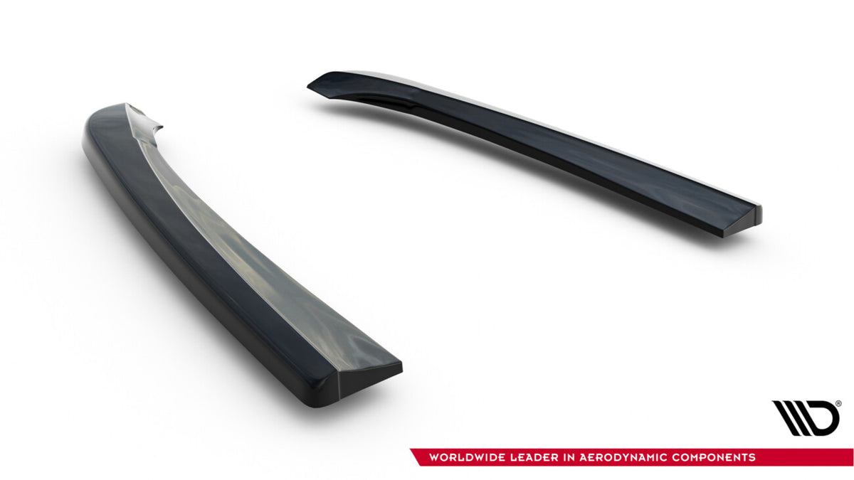Diffusor Flaps passend für Mercedes- BENZ C-Klasse W205 Coupe AMG-LINE schwarz Hochglanz