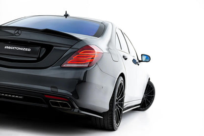 Diffusor Flaps passend für Mercedes-Benz S AMG-Line W222 schwarz Hochglanz
