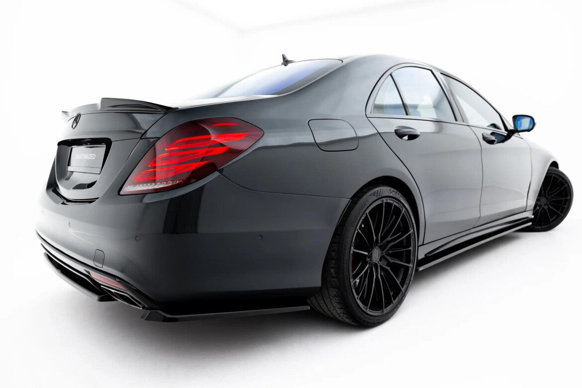 Diffusor Flaps passend für Mercedes-Benz S AMG-Line W222 schwarz Hochglanz